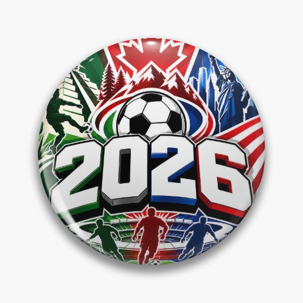 Item preview, Experience football this 2026! Let's celebrate the worldwide event taking place in the USA, also in Mexico and Canada (Ver. D10) designed and sold by ImagineThisOne.