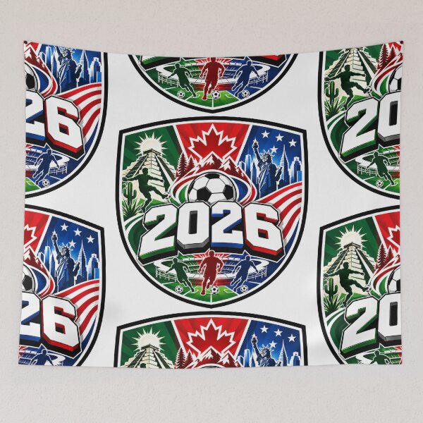 Item preview, Experience football this 2026! Let's celebrate the worldwide event taking place in the USA, also in Mexico and Canada (Ver. D10) designed and sold by ImagineThisOne.