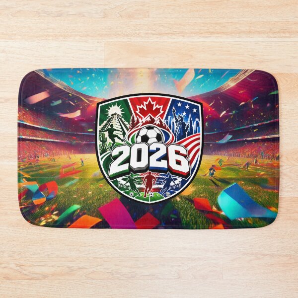 Item preview, Experience football this 2026! Let's celebrate the worldwide event taking place in the USA, also in Mexico and Canada (Ver. D10) designed and sold by ImagineThisOne.