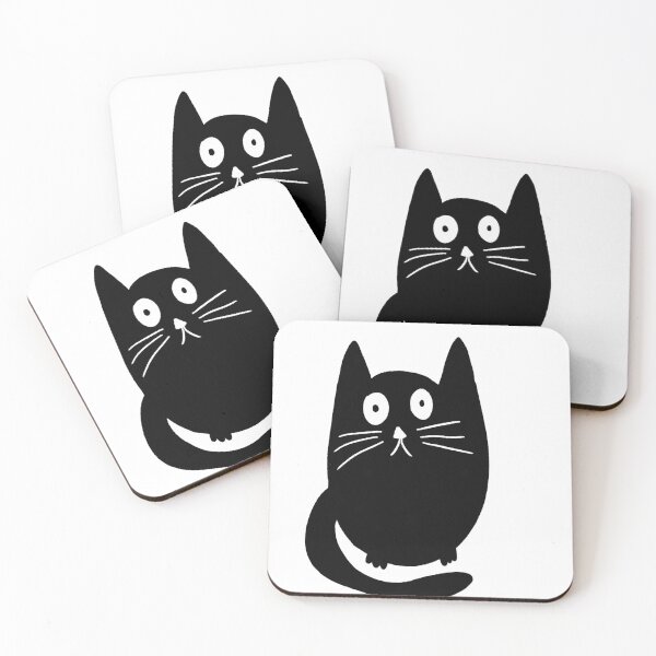 Item preview, black cat designed and sold by Kasia1987t.