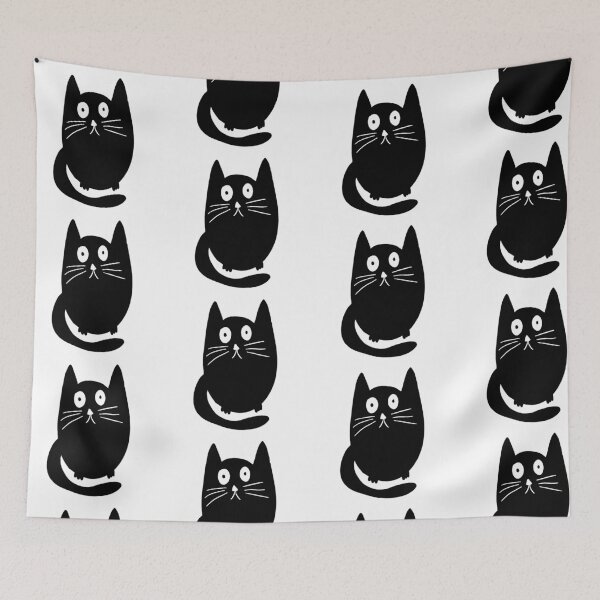 Item preview, black cat designed and sold by Kasia1987t.