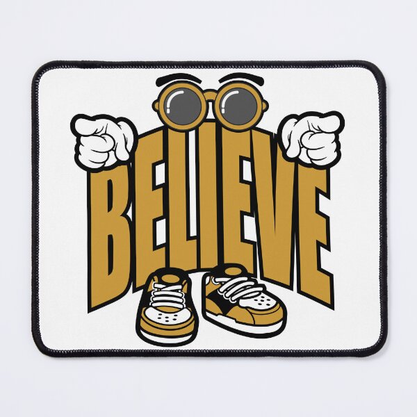 Item preview, Believe – Motivational Cartoon Character Bold Retro Design Gift for Gym Lovers designed and sold by NFTWords.