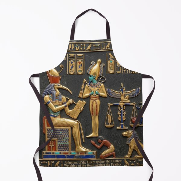 Item preview, Ancient Egyptian Book of the Dead Judgment of the Heart Art designed and sold by Queen Cleopatra.