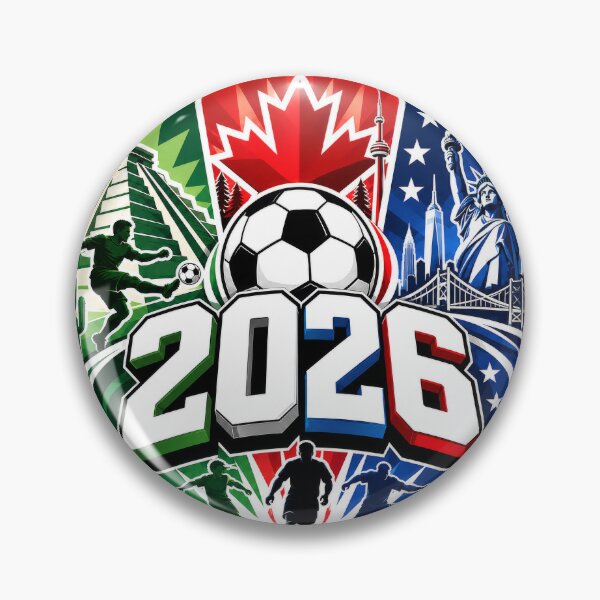 Item preview, Experience football this 2026! Let's celebrate the worldwide event taking place in the USA, also in Mexico and Canada (Ver. D09) designed and sold by ImagineThisOne.