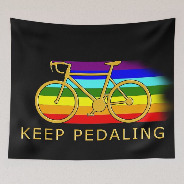 Item preview, bike: keep pedaling, minimalist bicycle lifestyle design for true cycling lovers. good life style designed and sold by rikyfreestyle.