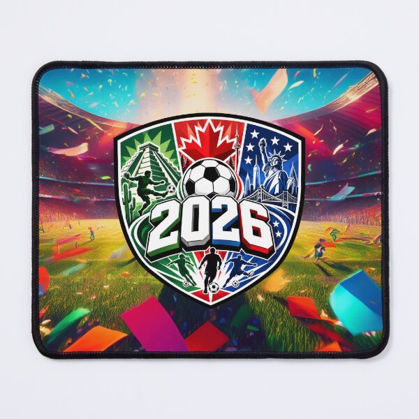 Item preview, Experience football this 2026! Let's celebrate the worldwide event taking place in the USA, also in Mexico and Canada (Ver. D09) designed and sold by ImagineThisOne.