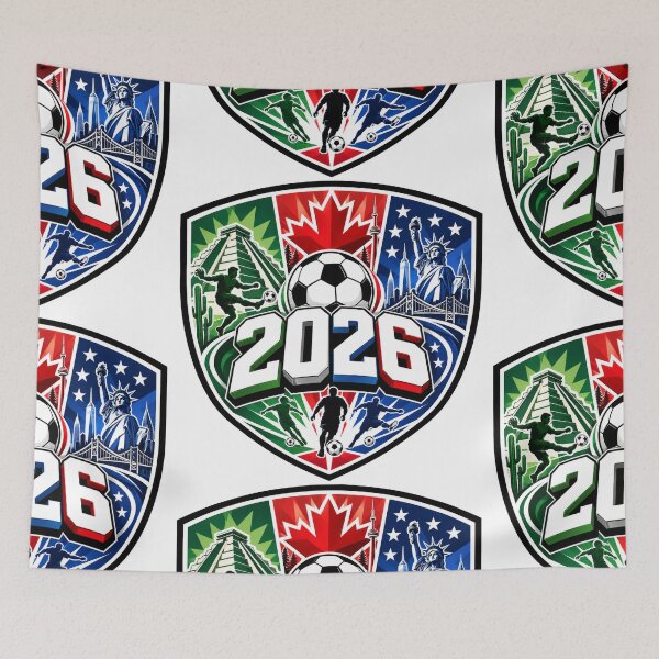 Item preview, Experience football this 2026! Let's celebrate the worldwide event taking place in the USA, also in Mexico and Canada (Ver. D09) designed and sold by ImagineThisOne.