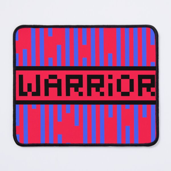 Item preview, WARRIOR — Pixel Art Word | Retro 8-Bit Two-Tone Typography designed and sold by Mouremandier.
