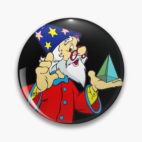 Item preview, Retro Cartoon Wizard - Classic Magician & Magical Prism designed and sold by Tokraz-art.