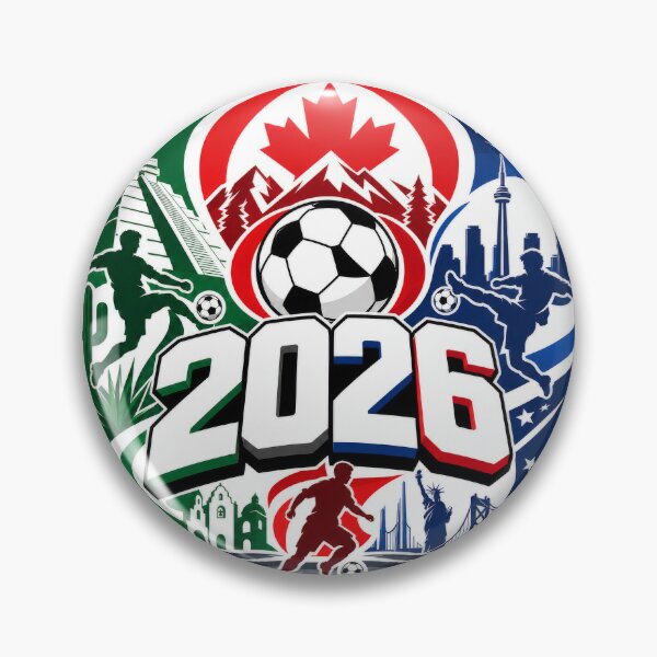 Item preview, Experience football this 2026! Let's celebrate the worldwide event taking place in the USA, also in Mexico and Canada (Ver. D08) designed and sold by ImagineThisOne.