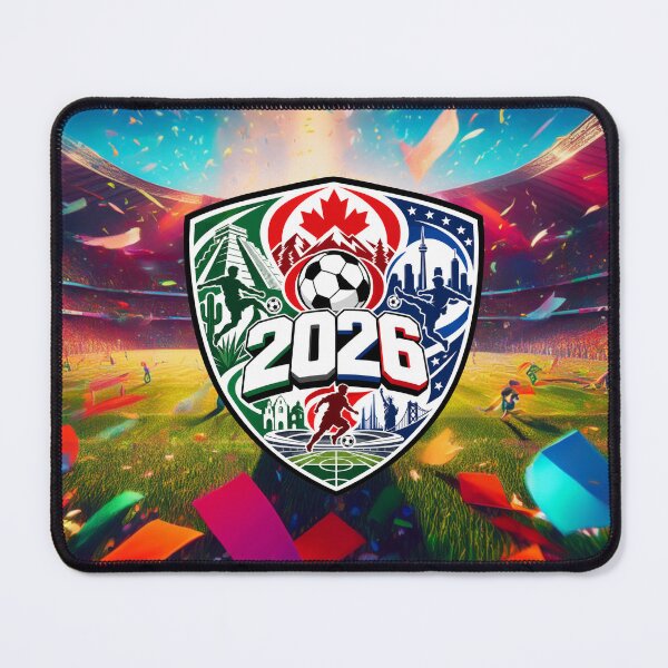 Item preview, Experience football this 2026! Let's celebrate the worldwide event taking place in the USA, also in Mexico and Canada (Ver. D08) designed and sold by ImagineThisOne.