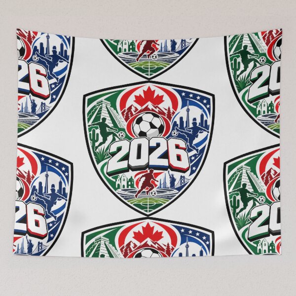 Item preview, Experience football this 2026! Let's celebrate the worldwide event taking place in the USA, also in Mexico and Canada (Ver. D08) designed and sold by ImagineThisOne.