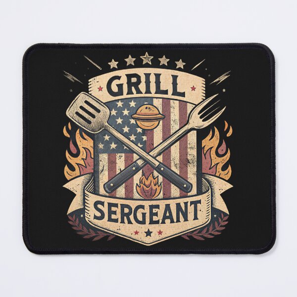 Item preview, grill sergeant designed and sold by GogoGrove.