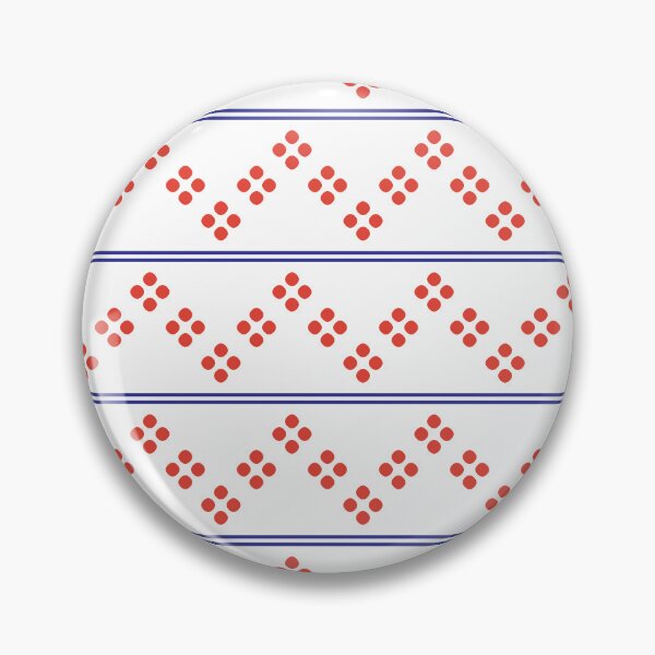 Item preview, Red, blue & white zigzag  designed and sold by Mint + Midnight.