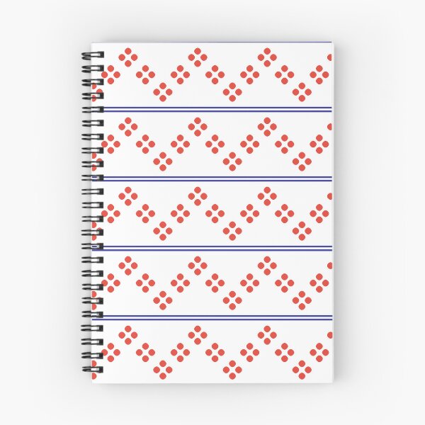 Item preview, Red, blue & white zigzag  designed and sold by Mint + Midnight.