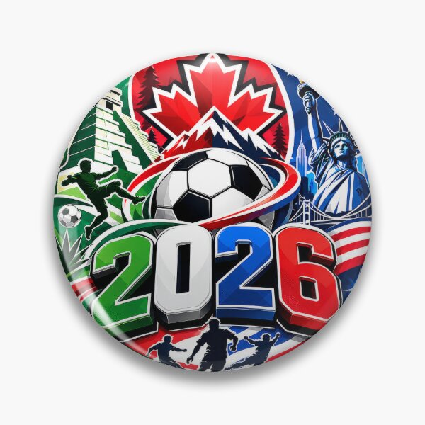 Item preview, Experience football this 2026! Let's celebrate the worldwide event taking place in the USA, also in Mexico and Canada (Ver. D07) designed and sold by ImagineThisOne.