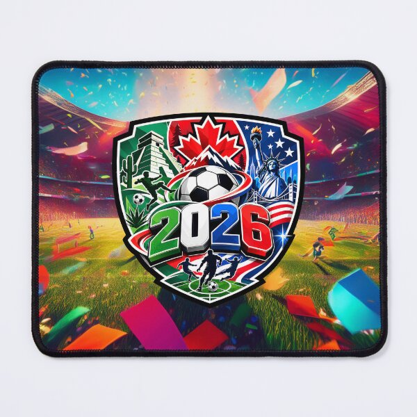 Item preview, Experience football this 2026! Let's celebrate the worldwide event taking place in the USA, also in Mexico and Canada (Ver. D07) designed and sold by ImagineThisOne.