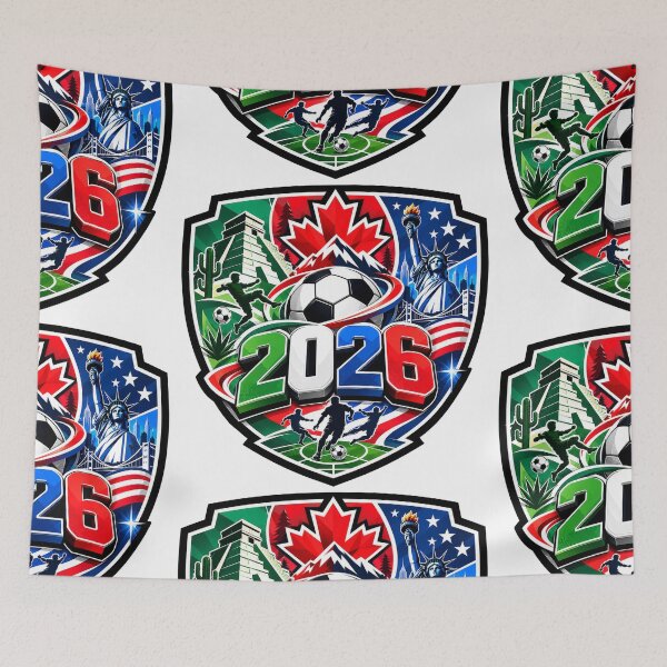Item preview, Experience football this 2026! Let's celebrate the worldwide event taking place in the USA, also in Mexico and Canada (Ver. D07) designed and sold by ImagineThisOne.