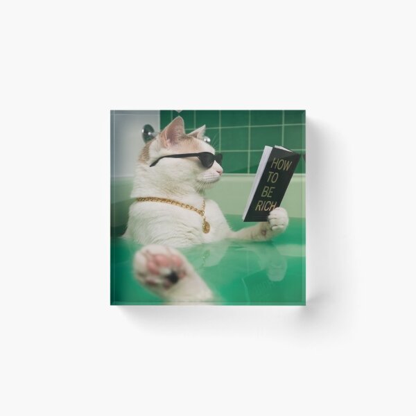 Item preview, cat bathroom art designed and sold by Creativnani.