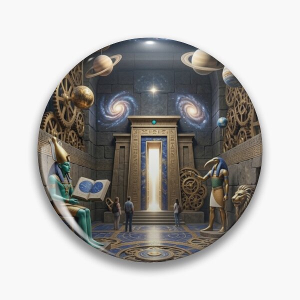 Item preview, Ancient Egyptian Cosmic Forge Celestial Steampunk Art designed and sold by Queen Cleopatra.
