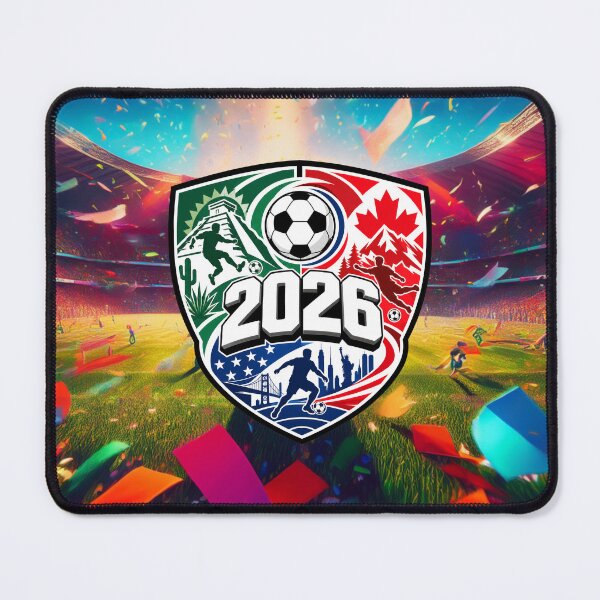 Item preview, Experience football this 2026! Let's celebrate the worldwide event taking place in the USA, also in Mexico and Canada (Ver. D06) designed and sold by ImagineThisOne.
