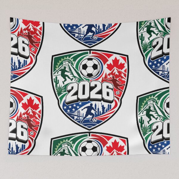Item preview, Experience football this 2026! Let's celebrate the worldwide event taking place in the USA, also in Mexico and Canada (Ver. D06) designed and sold by ImagineThisOne.