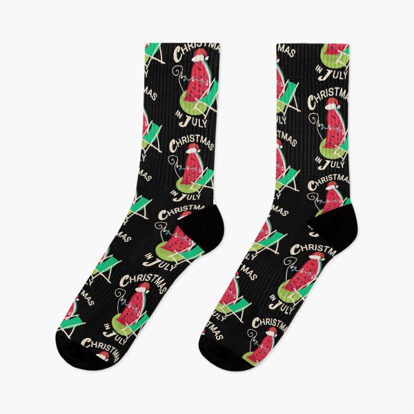 Item preview, Christmas in July Watermelon Santa - Summer Christmas Irony designed and sold by vibeno1.