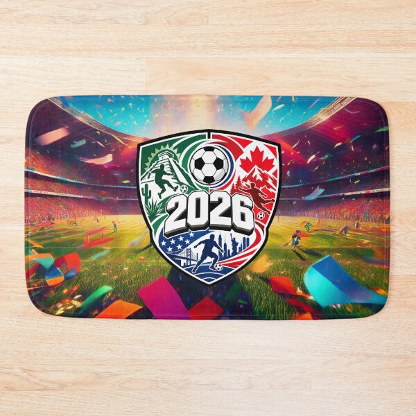 Item preview, Experience football this 2026! Let's celebrate the worldwide event taking place in the USA, also in Mexico and Canada (Ver. D06) designed and sold by ImagineThisOne.
