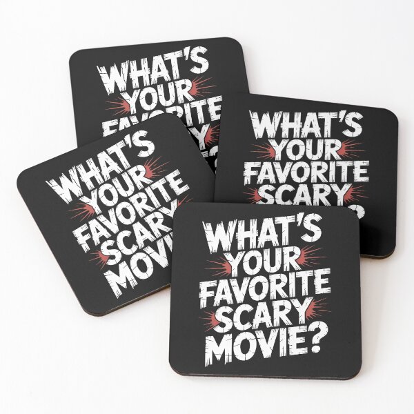 Item preview, What's Your Favorite Scary Movie Gift for Horror Fan designed and sold by Say It With Ink.