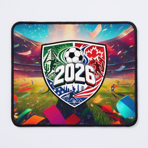 Item preview, Experience football this 2026! Let's celebrate the worldwide event taking place in the USA, also in Mexico and Canada (Ver. D05) designed and sold by ImagineThisOne.