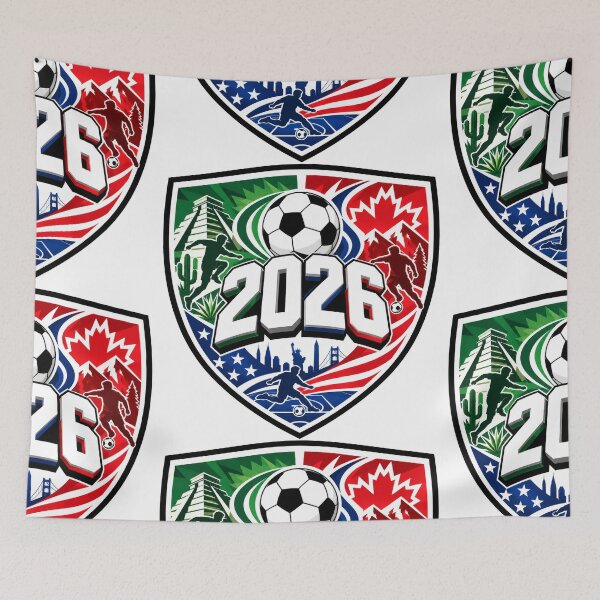 Item preview, Experience football this 2026! Let's celebrate the worldwide event taking place in the USA, also in Mexico and Canada (Ver. D05) designed and sold by ImagineThisOne.