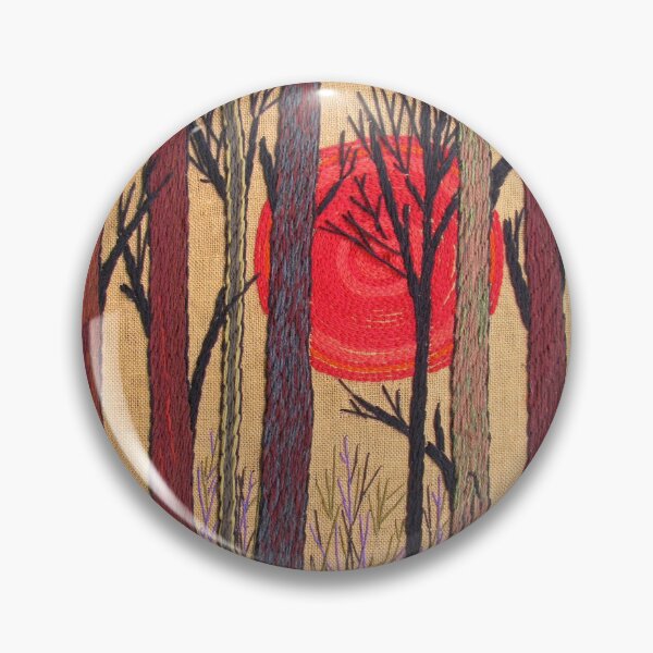 Item preview, Vintage Crewel Forest designed and sold by collageDP.