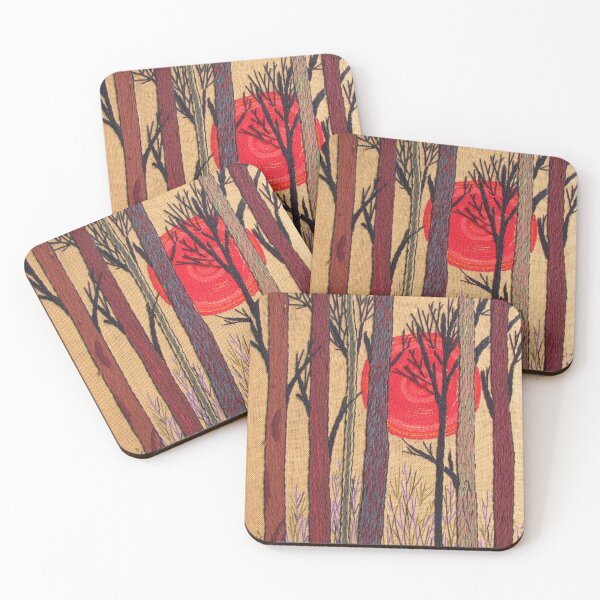 Item preview, Vintage Crewel Forest designed and sold by collageDP.