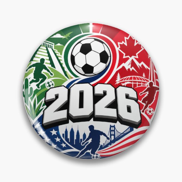 Item preview, Experience football this 2026! Let's celebrate the worldwide event taking place in the USA, also in Mexico and Canada (Ver. D04) designed and sold by ImagineThisOne.
