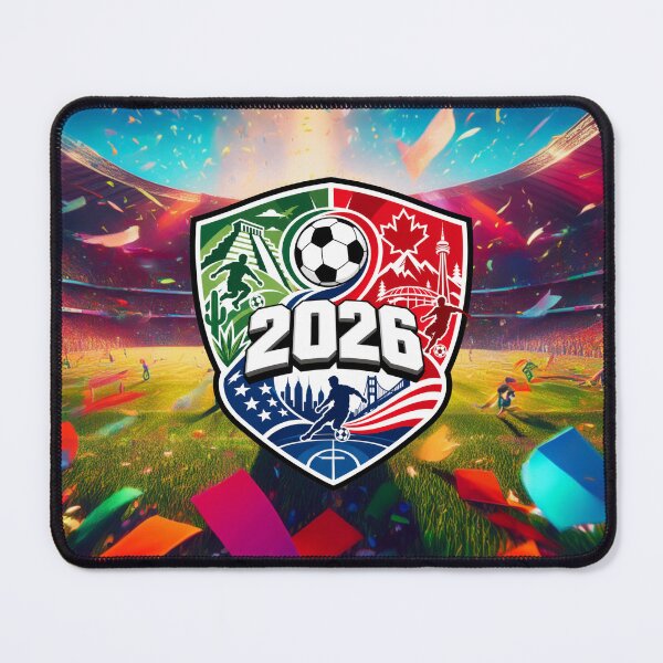 Item preview, Experience football this 2026! Let's celebrate the worldwide event taking place in the USA, also in Mexico and Canada (Ver. D04) designed and sold by ImagineThisOne.
