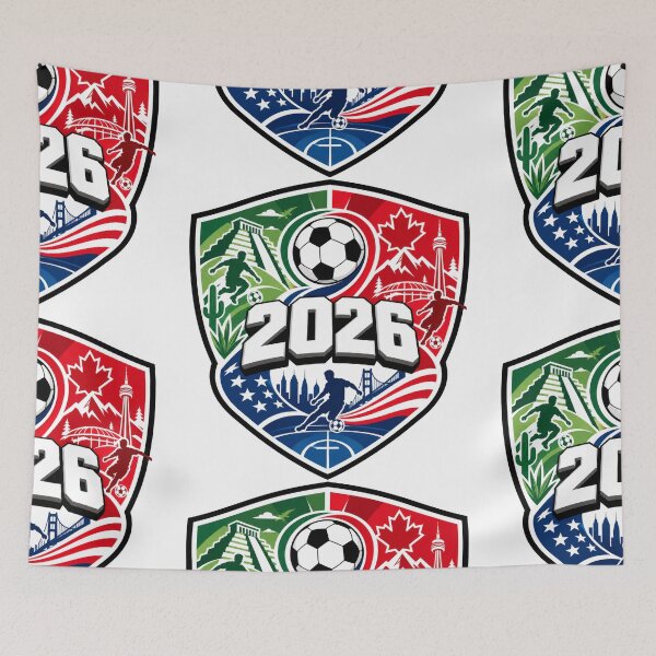 Item preview, Experience football this 2026! Let's celebrate the worldwide event taking place in the USA, also in Mexico and Canada (Ver. D04) designed and sold by ImagineThisOne.