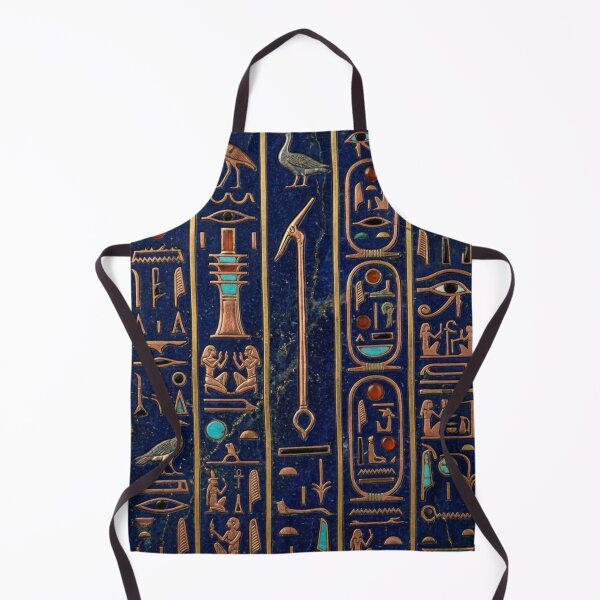 Item preview, Authentic Ancient Egyptian Hieroglyphics Lapis Lazuli Art Design designed and sold by Queen Cleopatra.