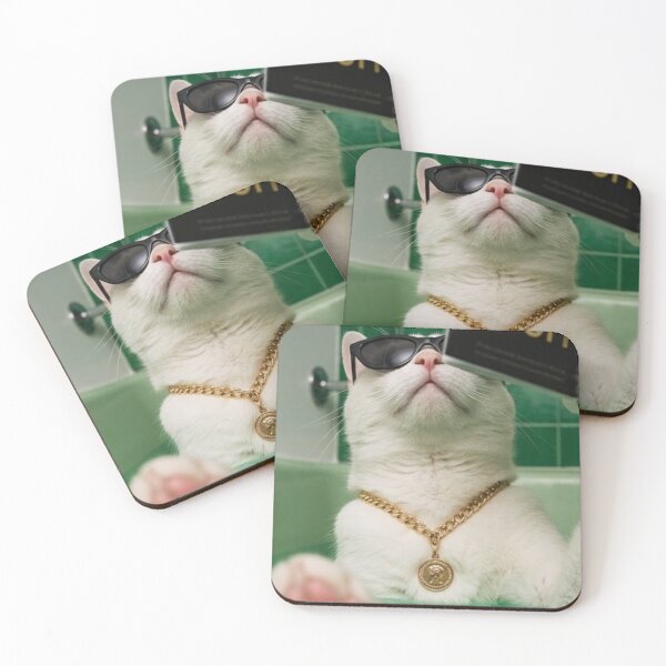 Item preview, cat bathroom art designed and sold by Creativnani.