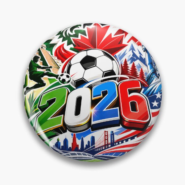 Item preview, Experience football this 2026! Let's celebrate the worldwide event taking place in the USA, also in Mexico and Canada (Ver. D03) designed and sold by ImagineThisOne.