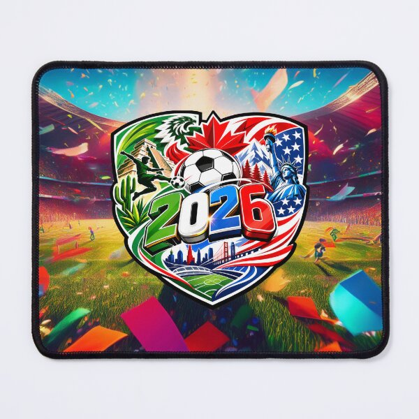 Item preview, Experience football this 2026! Let's celebrate the worldwide event taking place in the USA, also in Mexico and Canada (Ver. D03) designed and sold by ImagineThisOne.