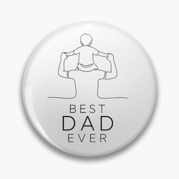 Item preview, Best Dad Ever – Minimalist Line Art Father and Child Design designed and sold by MartBook.