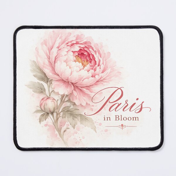Item preview, Paris in Bloom – Watercolor Peony Art designed and sold by Blueberry-art23.