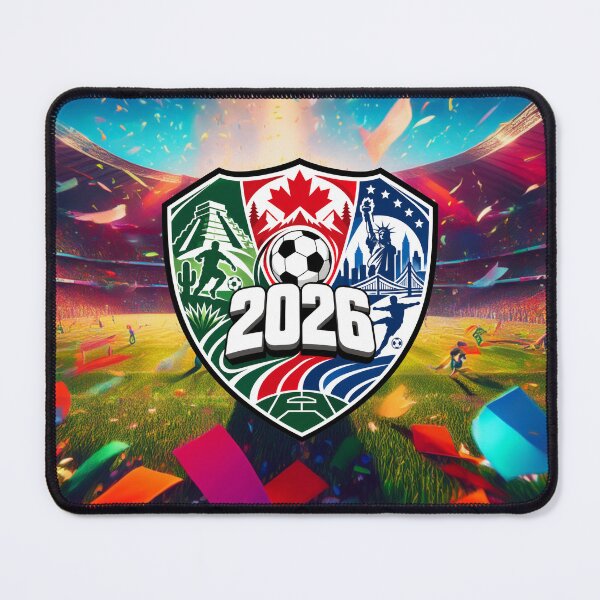 Item preview, Experience football this 2026! Let's celebrate the worldwide event taking place in the USA, also in Mexico and Canada (Ver. D02) designed and sold by ImagineThisOne.