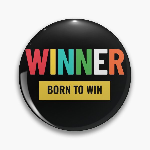 Item preview, Born To Win Winner | Colorful Motivational Quote Art | Athlete Mindset & Success designed and sold by No Excuses .