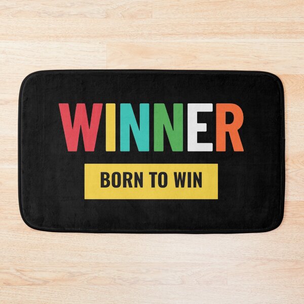 Item preview, Born To Win Winner | Colorful Motivational Quote Art | Athlete Mindset & Success designed and sold by No Excuses .