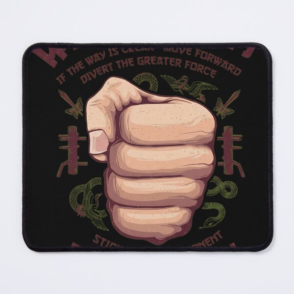 Item preview, Wing Chun Fist Motivational Martial Arts Quote designed and sold by Sugengthecraftd.