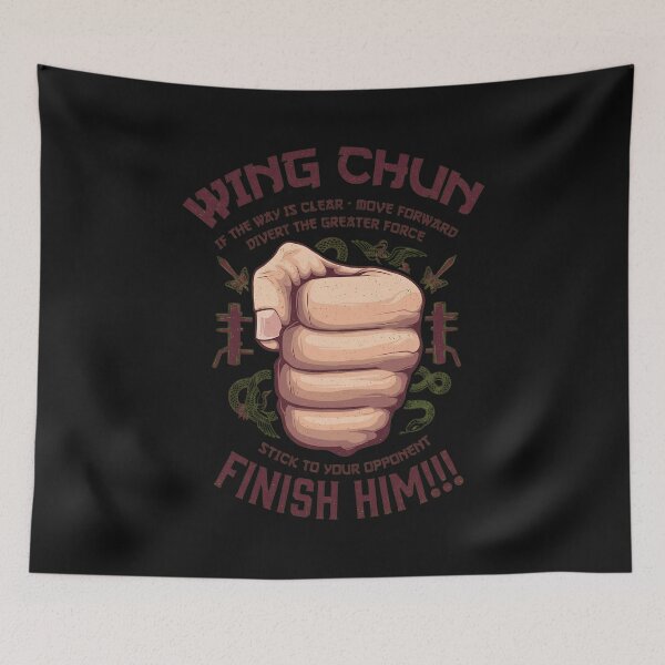 Item preview, Wing Chun Fist Motivational Martial Arts Quote designed and sold by Sugengthecraftd.