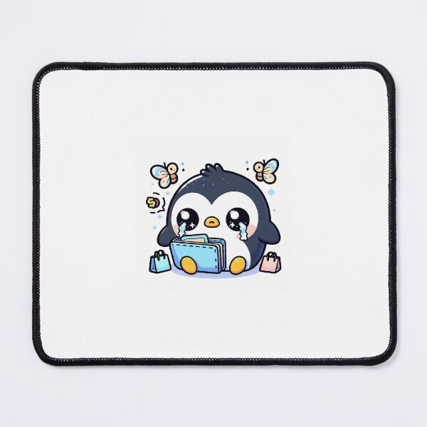Item preview, Kawaii Broke Penguin Sticker designed and sold by PastelPawsArt.