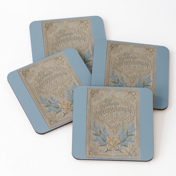 Item preview, Antique German Book Cover designed and sold by collageDP.