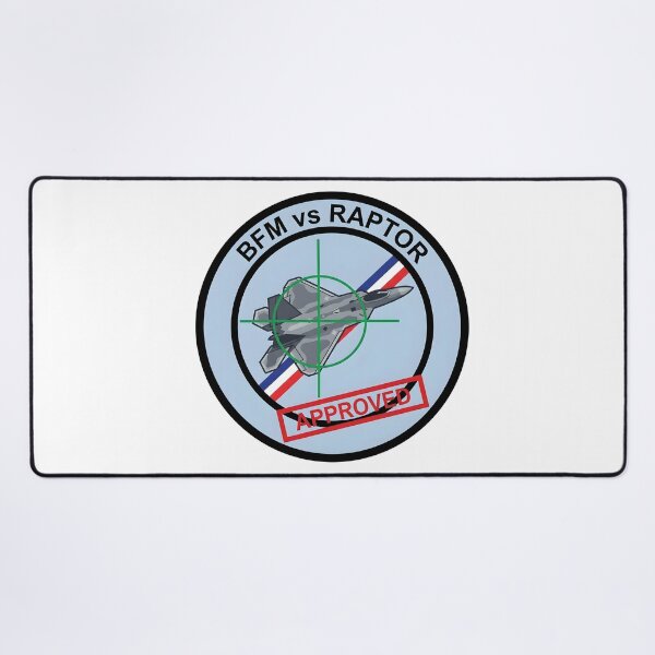 Item preview, BFM vs Raptor Military Aviation Patch Design designed and sold by CharlieDesings.
